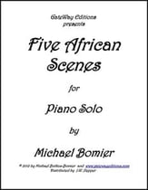 5 African Scenes piano sheet music cover